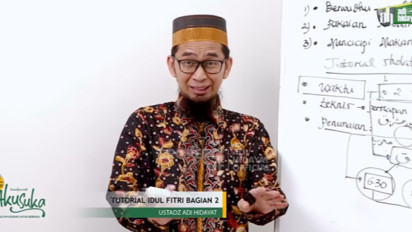 Shalat Ied Idul Fitri yang Benar Jam 7 atau 6? Ustaz Adi Hidayat Jelaskan Waktunya Itu...