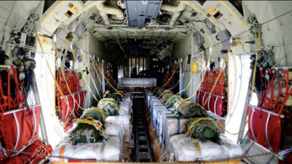 Potret Pesawat Hercules TNI AU Masuk ke Wilayah Udara Gaza, Ternyata Membawa Misi Ini