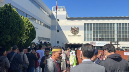 5.000 Jamaah Penuhi Masjid Indonesia Tokyo Saat Pelaksanaan Salat Idul Fitri