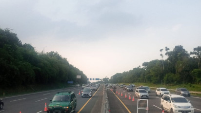 Hari Raya Idulfitri 1445 Hijriah, Tol Jakarta-Cikampek Kembali Macet, Jalur Contraflow Diperpanjang