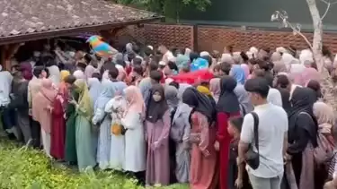 Suasana open house di rumah Anies Baswedan. Sumber: Instagram