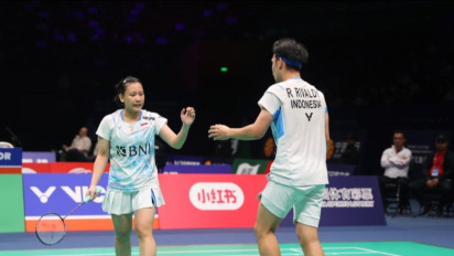 Rinov/Pitha Tersingkir di Babak 16 Besar BAC setelah Kalah dari Juara Dunia