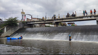 Seorang Pria Tercebur di Sungai Code Yogyakarta, Pencarian Korban Masih Dilakukan