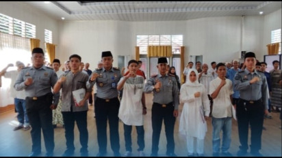 532 Warga Binaan Lapas Sibolga Terima Remisi Khusus Idul Fitri