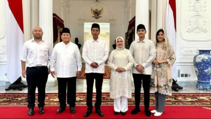 Bagikan Kebersamaan dengan Prabowo, Kaesang Pangarep: Foto dengan Bapak Presiden dan Bapak Presiden Terpilih
