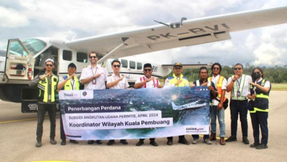 Kabar Baik! Susi Air Terbang Perdana Rute Muara Teweh - Palangka Raya Pakai Pesawat Cessna