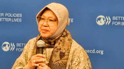 Orientasi Pembangunan Infrastruktur Bencana Mensos Risma mendapatkan Apresiasi dari Forum Infrastruktur OECD
