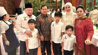 Datangi Open House Prabowo, LaNyalla: Silaturahmi dan Nostalgia Saat di Gerindra