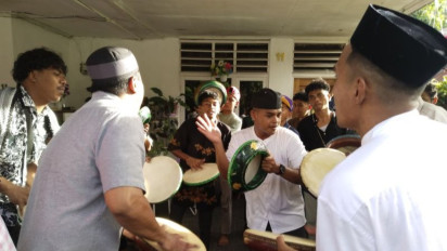 Tradisi Silaturahmi Rebana Meriahkan Lebaran di Jayapura
