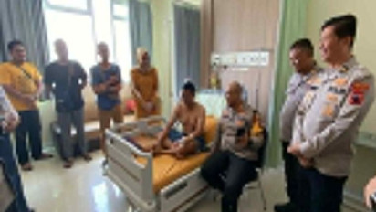 Polres Batang Berikan Trauma Healing pada Korban Kecelakaan Bus Rosalia Indah