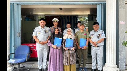 Jasa Raharja Serahkan Santunan Korban Kecelakaan Maut Bus Rosalia Indah di Tol Batang - Semarang KM 370 A