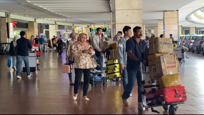 Hari Ketiga Lebaran, Bandara Soekarno-Hatta Mulai Dipadati Penumpang Arus Balik Mudik