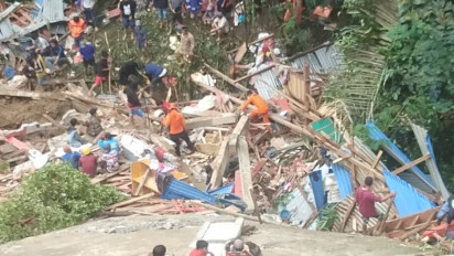 Longsor di Tana Toraja Sulsel, 14 Orang Meninggal dan 4 Rumah Hancur Tertimbun: Tim Penyelamat Butuh Alat Berat