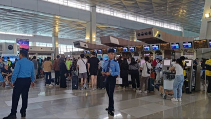 Info Mudik, Bandara Internasional Soekarno-Hatta Dipadati Pemudik pada H+4 Arus Balik Hari Raya Idul Fitri 2024
