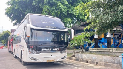 Arus Balik Lebaran, Ribuan Pemudik Berangkat dari Terminal Jombor Sleman Menuju Jabodetabek
