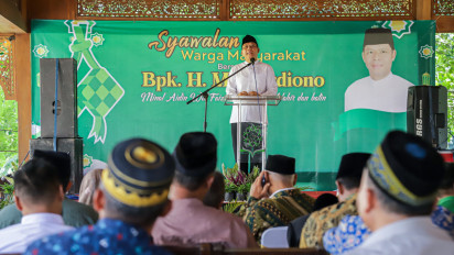 Mardiono Gelar Tradisi Syawalan Bersama Warga di Sleman