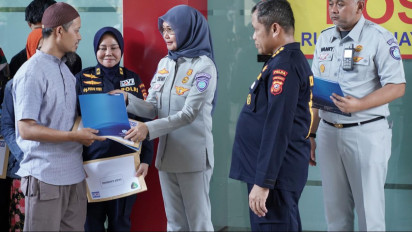 Seluruh Korban Kecelakaan Maut Tol Jakarta - Cikampek KM 58 Teridentifikasi, Jasa Raharja Serahkan Santunan kepada Ahli Waris