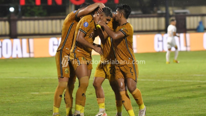Menang 7 Gol Tanpa Balas dari Persik Kediri, Bhayangkara FC Dapat Nyawa Tambahan di Sisa Kompetisi