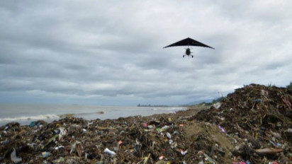 Kasatlantas dan Kapolsek Kuansing Jatuh dari Paramotor saat Patroli Udara