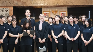 Momen Megawati Hangestri Kembali Bertemu Red Sparks di Jakarta, Langsung Lakukan Ini Pada Pelatih Ko Hee-jin