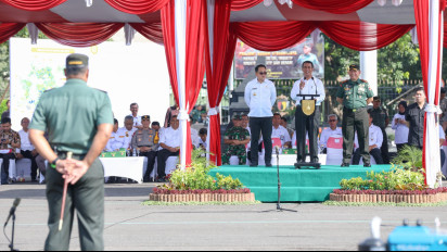 Mentan Apel Siaga Alsintan di Jatim, Tekankan Pompanisasi Solusi Cepat Hadapi El Nino