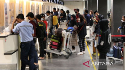 Bandara Sam Ratulangi Ditutup Akibat Letusan Gunung Ruang, Sebanyak 3.182 Penumpang Pesawat Telantar