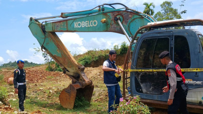 Polres Nagan Raya Gerebek Tambamg Emas Ilegal, Dua Unit Alat Barat Disita Petugas