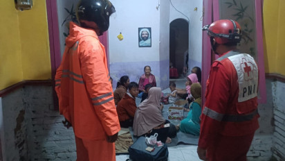 DAS Regoyo Meluap Banjir Lahar Dingin Gunung Semeru, Warga Lumayan Evakuasi Mandiri