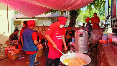 Kemensos Distribusikan Bantuan Bagi Korban Erupsi Gunung Ruang