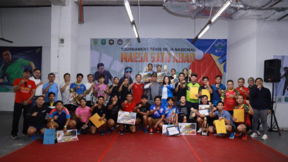 Tournament Tenis Meja Nasional Dalam Rangka Maesa Satu Abad 2024