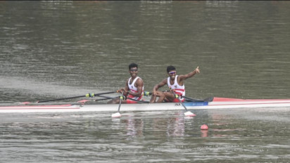 Atlet Dayung Putra Indonesia La Memo Lolos ke Olimpiade Paris 2024