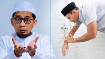 Sebelum Shalat Bolehkah Berwudhu di dalam Toilet atau Kamar Mandi? Ustaz Adi Hidayat Jawab Tegas Kalau Hukumnya…