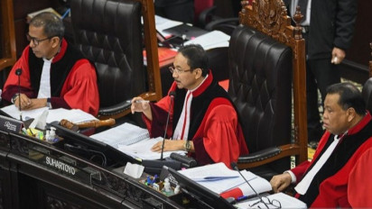 Pimpin Sidang Putusan PHPU Pilpres 2024, Ketua MK Suhartoyo: Majelis Hakim Hanya Membacakan Pokok-Pokoknya Saja