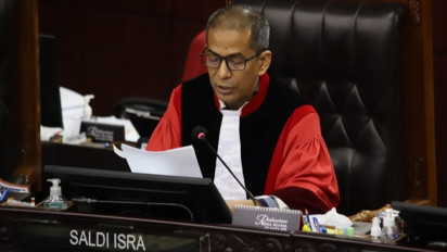 Tolak Eksepsi Soal Kewenangan MK Tangani PHPU Pilpres, Hakim: Mahkamah Berwenang Mengadili Permohonan Pemohon