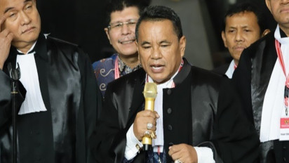 Hadiri Putusan Sengketa Pilpres di MK, Hotman Paris Sebut Tuduhan Kubu Anies dan Ganjar Hanya Omon-omon
