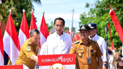 Hasil Putusan MK Dihormati Jokowi terkait Sengketa Pilpres saat Kunjungan Kerja di Gorontalo