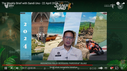 Heboh Wacana Pungutan Iuran Kepariwisataan Melalui Tiket Penerbangan, Menparekraf Jamin Harga Tiket Tidak Akan Bertambah Mahal