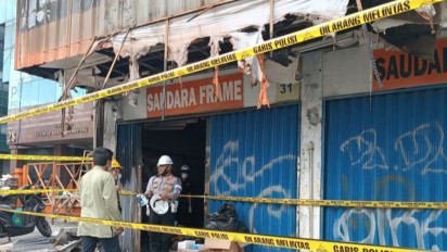 Terungkap! Fakta Baru Kebakaran Mampang, Polisi: Ruko Tak Ada Pintu Darurat