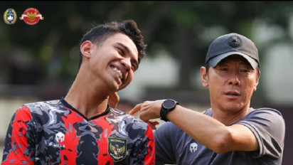 Kocak! Marselino Ferdinan Marah ke Shin Tae-yong Gara-gara Salah Tag Akun Instagram, Reaksi Rizky Ridho Jadi Sorotan