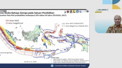 Kemendikbudristek Ungkap 57 Persen Sekolah Berisiko Terpapar Banyak Bencana