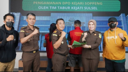 Dua Orang Buronan Kasus Perzinaan Ditangkap Kejati Sulsel