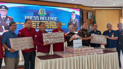 Kejati DIY Eksekusi Uang Perkara Pidana Perpajakan Korporasi Senilai Rp 93 Miliar