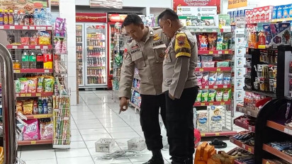 Jebol Atap Plafon Minimarket di Klaten, Pencuri Gondol Rokok Senilai Rp 20 Juta