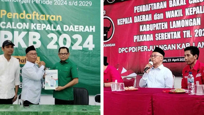 Kepala BPKAD Lamongan Ambil Formulir Pencalonan Bupati dari PKB dan PDIP