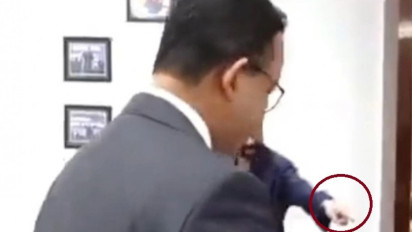 Menuai Komentar Publik, Telunjuk Surya Paloh Dianggap Nyuruh Anies Angkat Kursi