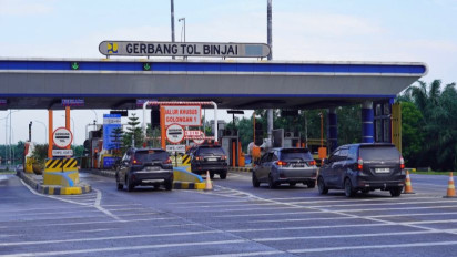 Mudik Lebaran 2024, Hampir 1 Juta Kendaraan Lintasi Tol Medan-Binjai