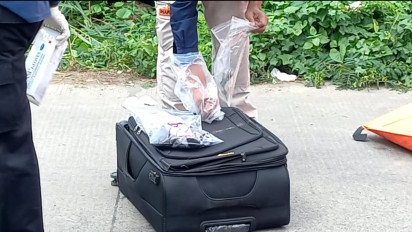 Ini Penampakan Koper Berisi Mayat Wanita di Bekasi, Ukurannya 80 Centimeter, Korban Dibungkus Baju, Innalillahi