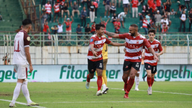 Madura United Selangkah Lagi Tutup Slot Championship Series, Sisa Bersaing dengan PSIS Semarang