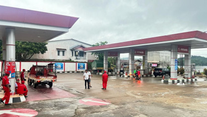 Dukung Kebijakan Pemerintah Distribusikan Minyak ke Desa, SPBU di Sanggau Gunakan Surat Rekomendasi untuk Antri BBM