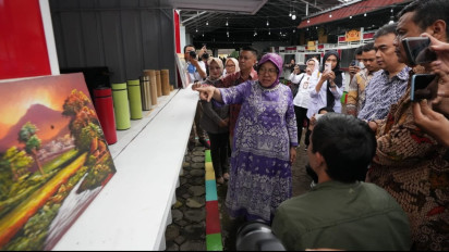 Mensos Risma Resmikan Gerai PENA Pertama di Lembang